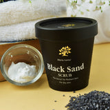 Black Sand Cream Scrub For Dry Skin